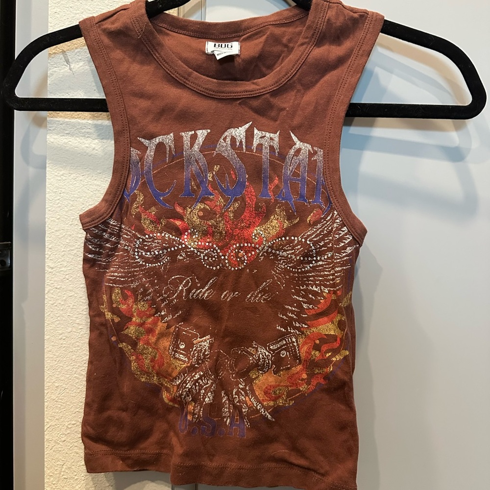 BDG Y2K Grunge Crop Top